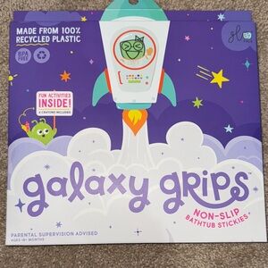 Galaxy Grips Non-Slip Bathtub Stickies - Purple